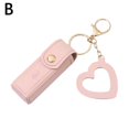 thumbnail image 4 of Women's Lipstick Holder Key Chain Portable Lip Gloss Balm Bag Case New, 4 of 4