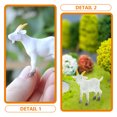 thumbnail image 4 of Miangastore 6Pcs Simulated Goat Figurines Small Goat Statues Fake Goat Modeling Crafts Desktop Mini Goat Decors, 4 of 8