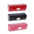 thumbnail image 1 of lionlar Boîte de Rangement en Cuir de Support de Rouge à Lèvres avec Miroir pour Sac à Main + Boîte de Rangement en Cuir de Support de Rouge à Lèvres avec Miroir pour Sac à Main + Cuir Lipst, Noir et Rose Couleur Rouge et Rouge, 1 of 9