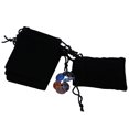 thumbnail image 3 of yuksok 50pcs Velvet Drawstring Bags For Wedding Baby Shower Favors Gifts Container , Black, 3 of 6