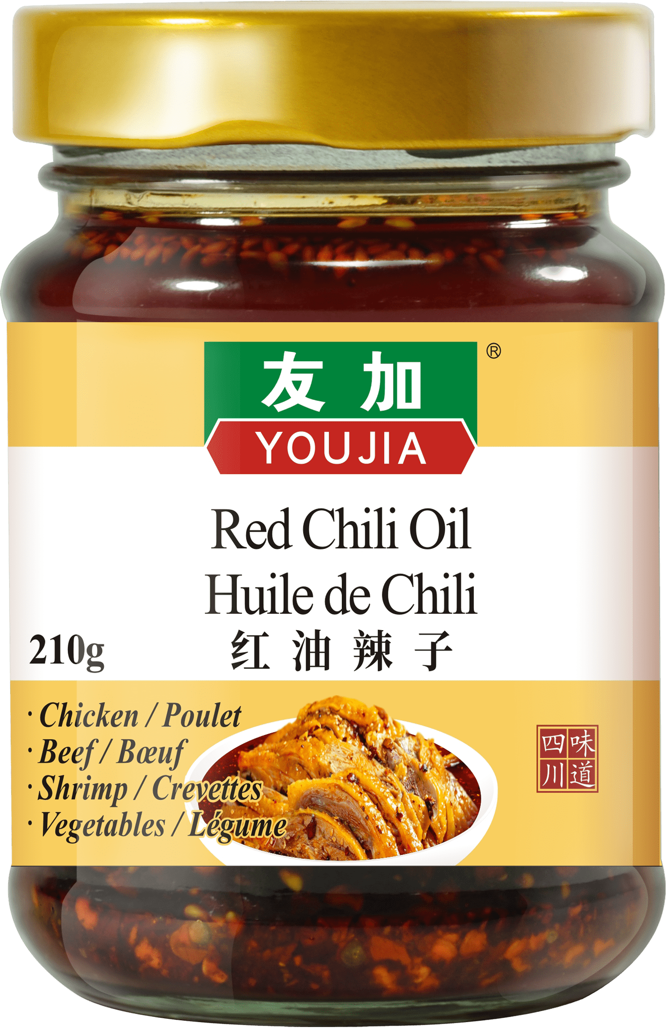 Youjia Red Chili Oil 210G