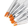 thumbnail image 4 of 7Pcs Transparent Handle Nail Art Brush Nail Brush, Nail Art Brush Diy Pen Pattern Nail Painting Drawing  Gel Pen Art  Diy Pattern Nail Painting Drawing Pen Nail Art Design, 4 of 8