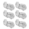 thumbnail image 4 of Guitar Tuning Keys, 6 Pcs Guitar Machine Head Durable Silver 0.7in Handle Width With Screws For Most Guitars For Replacing Old And Damaged Parst 6 Right Peg Set,6 Left Peg Set,3, 4 of 8