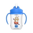 thumbnail image 2 of Gobelet d'apprentissage avec paille lestee de Parent’s Choice, 270 ml, 6 mois+, Bleu, 2 of 7