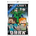 thumbnail image 2 of Minecraft - Beware Of The Dark Wall Poster with Magnetic Frame, 22.375" x 34", 2 of 4