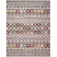 thumbnail image 4 of Safavieh Amsterdam Collection AMS108G Moroccan Boho Non-Shedding Stain Resistant Living Room Bedroom Area Rug, 9' x 12', Light Grey / Multi, 4 of 10
