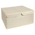 thumbnail image 1 of Bacs de Rangement Pliables en Lin avec Poignées Contenants de Rangement pour Maison Bureau Garde-Robe Vêtements, 1 of 2