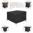 thumbnail image 2 of Square Fire Pit Cover, Anti-Crack Waterproof Outdoor Grill Cover, All Weather Resistant Protective Cover For Patio Furniture, Wind Resistant With Durable Closure System, 2 of 5