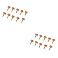 thumbnail image 3 of mmirethe Shoe Repair Replacement Dowels High Heel Tips Taps Pads Enhanced Performance Apricot Fine 10mm 10mm Thin Pin 2Set, 3 of 6