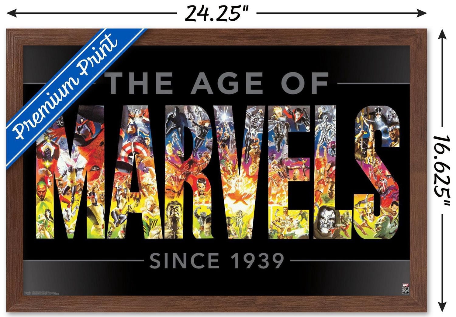 Marvel Comics - 80th Anniversary Age of Marvels Wall Poster
