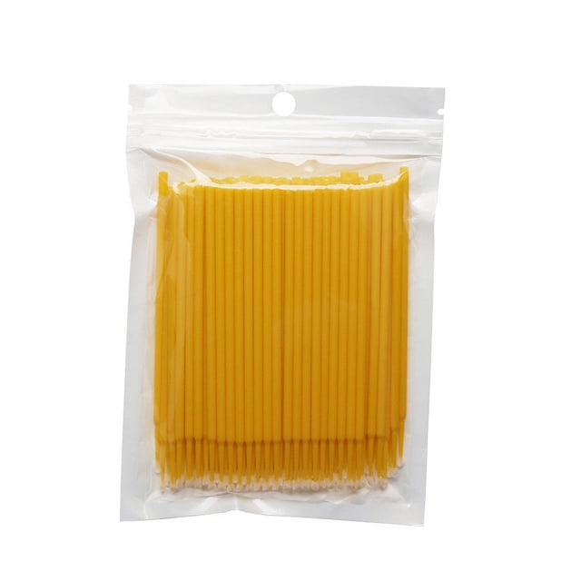 Aursykel Eyelash Extension Applicator Swabs 100 Pack with Handle and 2mm Soft Tips Ideal for Makeup Removal Salon Use and Intricate Applications Indispensable Beauty Tool