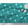 thumbnail image 2 of Soimoi Satin Silk Fabric Diamond & Circle Block Print Fabric by The Yard 42 Inch Wide, 2 of 2