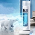 thumbnail image 1 of USB Desktop Tower Fan with Humidifier, 6-Speed Settings, 8-Hour Timer, 100mL Water Tank, Quiet Operation for Home Office Cooling, 1 of 1