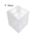 thumbnail image 2 of Koszal 50 Pcs Boîtes d'Emballage Carrées Transparentes pour Biscuits Gâteau de Lune, Étui de Rangement, Contenant, 2 of 7