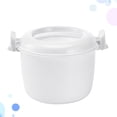 thumbnail image 4 of KAKOWELY Microwave Rice Cooker Multifunction Insulated Lunch Box Lunch Container Microwave Cooker Cookware For Microwave Oven (Small Size),8.27"X6.89"X5.51", 4 of 4