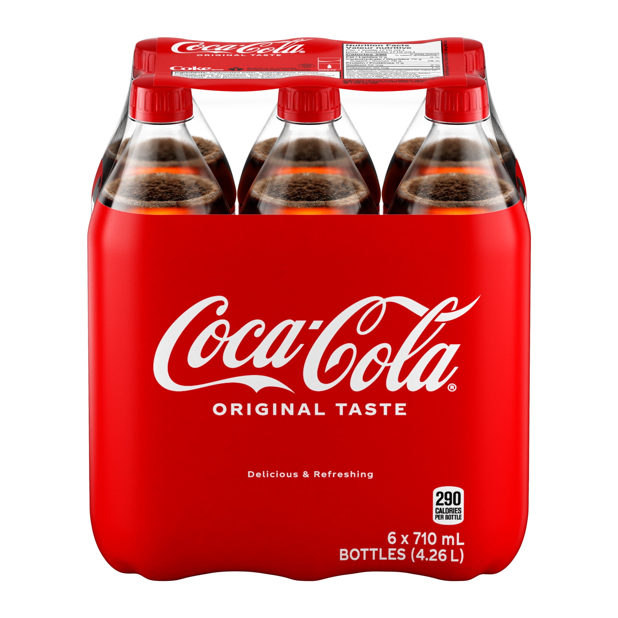 Coca-Cola Bottles, 710 mL, 6 Pack - Walmart.ca