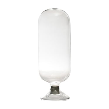 Elodie Clear Glass Match Cloche Jar Hold 80 Matches Multiuse Lightweight Decorative L