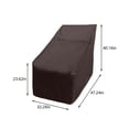 thumbnail image 3 of EGNMCR Snow Blower Cover, Universal Fit Snow Thrower Cover, Polyester Fabric Waterproof, Sun UV Dirt Snow Proof, With Drawstring & Windproof Buckles,Outdoor Protection,, 3 of 7