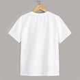 thumbnail image 5 of WEAIXIMIUNG T-Shirts pour Adolescentes 16-18 Filles Manches Courtes Col Rond T-Shirts Imprimés 6 Couleurs, 5 of 5