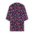 thumbnail image 5 of TIMIFIS Women Chiffon Printed Cardigan Kimono Robe Tops Beach Bikini Cover up Blouse-Navy-2-XXLFall, 5 of 5