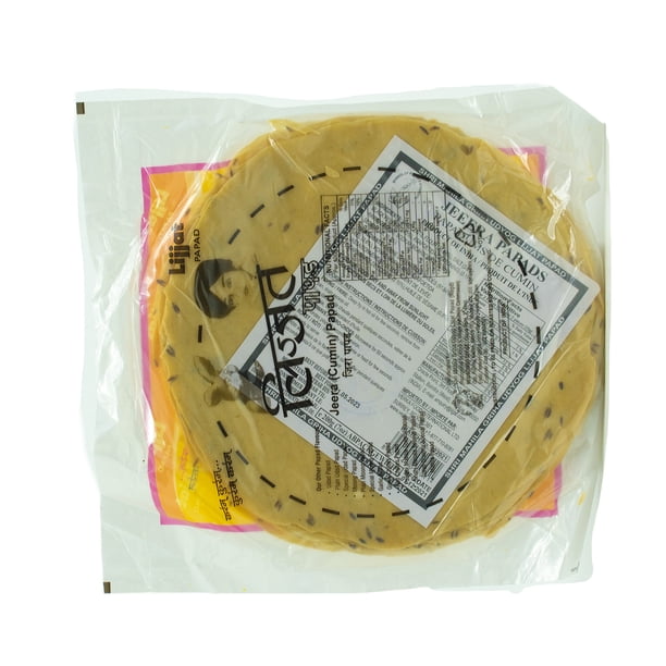 Lijjat Jeera Papad, 200g - Walmart.ca