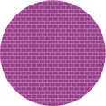 thumbnail image 1 of Ahgly Company Machine Washable Indoor Round Transitional Medium Violet Red Pink Area Rugs, 6' Round, 1 of 7