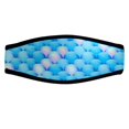 thumbnail image 2 of Aquatics Scuba Diving Adjustable Neoprene Replacement Snorkeling Swimming Hair Band Snorkel Head Strap , Blue Shell Pattern, 2 of 10