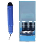 Loewten Burr Ensemble d'outils de suppression chanfrein multifonctionnel hamfring manuel Trimming professionnel en acier inoxydable outil de décapage, outils de traitement, outil de cambriolage