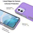thumbnail image 4 of For Motorola Moto G 5G 2023 Phone Case,2 in 1 Hard PC Phone Case for Moto G 5G 2023 , Rubber & Rugged Shockproof Full Body Protection Case Cover - Black, 4 of 6