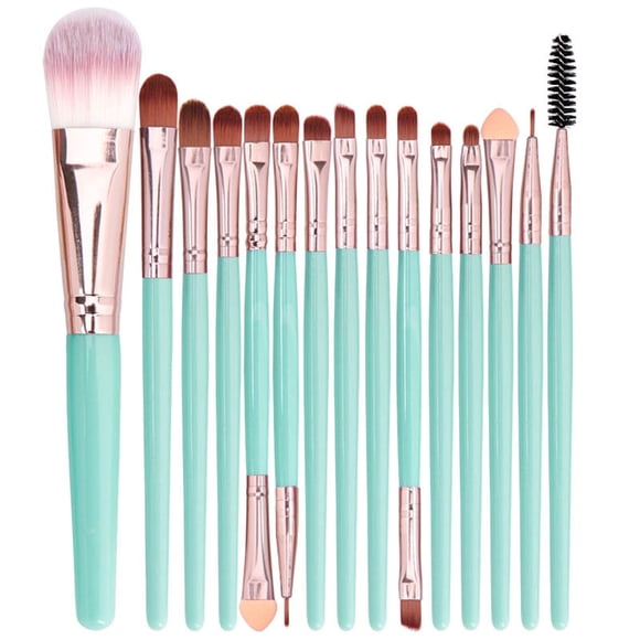 RKSTN Makeup Brush 15 Pcs Makeup Brush Set Tools Make-up Toiletry Kit Wool Make Up Brush Set
