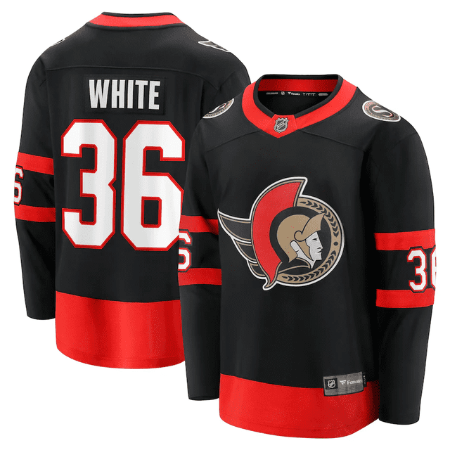 Colin White Ottawa Senators NHL Fanatics Breakaway Home Jersey, Small