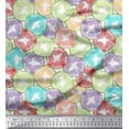 thumbnail image 1 of Soimoi Rayon Fabric Coral Ocean Decor Fabric Printed Yard 56 Inch Wide, 1 of 2