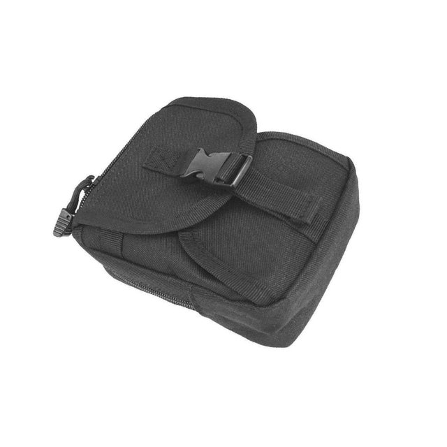 Pochette Utilitaire MOLLE pour Gadgets/ Ceinture Pochette Multi-Usage Poids de Plongée YF05 Noir