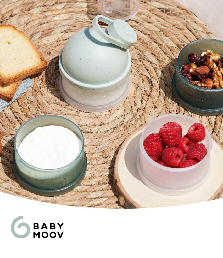 Babymoov Babydose Baby Formula Dispenser Container Mineral Green