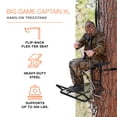 thumbnail image 2 of Big Game Capitaine Acier Accroche-Tiroir avec Siège Rabattable 14 x 8 Po, 2 of 8