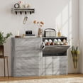 thumbnail image 2 of HOMCOM Armoire Mince de Rangement pour Chaussures avec 4 Tiroirs Basculants pour 12 Paires de Chaussures, 2 of 10