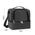 thumbnail image 4 of Ohufall Sac à Dos-Repas Isolé à Double Couche Étanche Grande Capacité pour Hommes Femmes Usage Quotidien, 4 of 8
