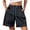 Black, variant on Yammkia Mid Waist Shorts for Women Womens Running Shorts Women’s High Waisted Athletic Workout Short’s Gym Short for Women with Pockets(Gray,L)
