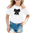 thumbnail image 1 of Vêtements Fille 6t Hiver Haut Floral Manches Longues T-Shirt Graphique Mignon Décontracté à Col Rond Manches Courtes pour Tout-Petit Fille Hauts, 1 of 3