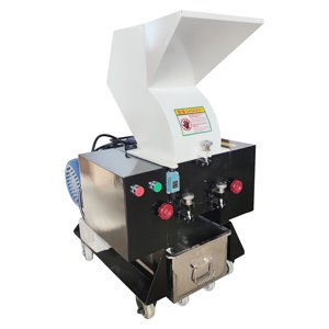 INTBUYING 180 Type Plastic Shredder Machine Plastic Crusher Pulverizer pour les plastiques Recyclage blanc 220V