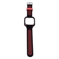 thumbnail image 2 of Soft Silicone Waterproof Adjustable Sport Watch Strap With Case For Watch 4, Replacement Wristband Cover, 2 of 8