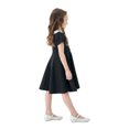 thumbnail image 4 of Ketyyh-chn99 Robes d'Été pour Filles Robe de Plage Vêtements Tout-Petits Sans Manches Manches Longues Robe Courte Robe Débardeur Noir, 9-10 Ans, 4 of 5