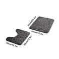 thumbnail image 3 of Chmadoxn Bathroom Rugs, Rugs for Living Room, Area Rug, Bath Mat Christmas Bathroom Toilet Bathroom Mats Absorbent Printed Floor Mats Bathroom Toilet 2 Piece Floor Mat Set Bathroom carpeting, 3 of 6