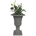 thumbnail image 2 of Angelo Décor MenzoMix 30-inch Murano Urn Planter (Dark Grey Rust), 2 of 5