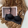 thumbnail image 2 of RKSTN Bras for Women Traceless Comfortable No Steel Ring Removable shoulder strap Convertible Bras Solid Color Breathable Gathering Push up Strapless Bras, 2 of 4
