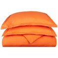 thumbnail image 1 of Vanessa Collection MF1500FQDC SLOR Housse de Couette en Microfibre Pleine Grand Set Solid&44; Orange, 1 of 1