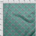 thumbnail image 2 of oneOone Cotton Flex Fabric Animal Face Block Printed Fabric 1 Yard 40 Inch Wide, 2 of 4