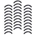 thumbnail image 1 of UPGRATOR Eyelash Pads 180Pack Black Silicone for Makeup Accessory Girls, 1 of 7
