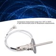 thumbnail image 4 of Temperature Sensor Thermocouple, -50 Degrees Celsius  To 500 Degrees Celsius  60mm Probe Length Stainless Steel Thermocouple 1m Wire K Type  For Detection, 4 of 8