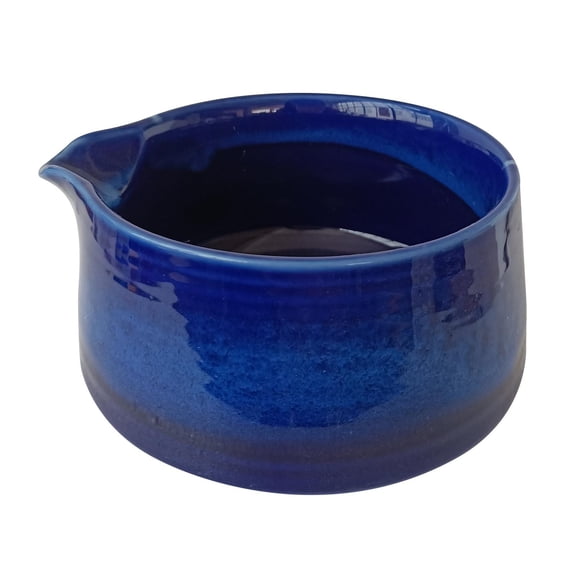 Elodie Bol en Porcelaine Matcha Bol à Thé en Porcelaine pour Famille Débutants Amis Bleu